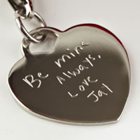 Smykket med gravering