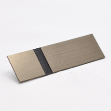 Gravolase metallics børstet bronse-sort 0,5