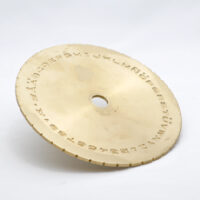 Sjablonskive for ring