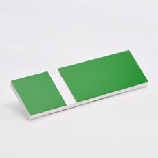 Gravoply laser eplegrønn-hvit 1,3mm