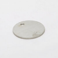 520100009 Rundell i syrefast stål med hull