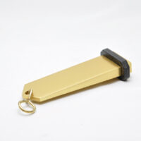 Rektangulært hotell nøkkelskilt i gull