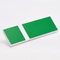 520200015 Grønn-hvit graveringsplate