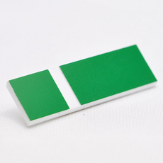 Grønn-hvit graveringsplate