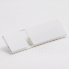 Klar-hvit graveringsplate