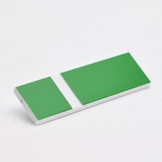 Eplegrønn-hvit graveringsplate