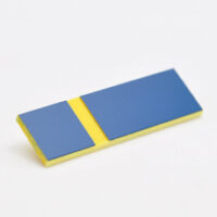 520300553 Azurblå-gul graveringsplate