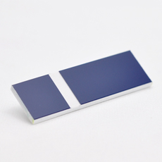 Mørk blå-hvit graveringsplate