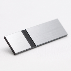 520400012 Aluminium-sort graveringsplate