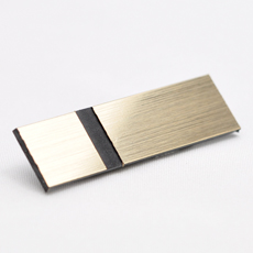 520400156 Gull-sort graveringsplate