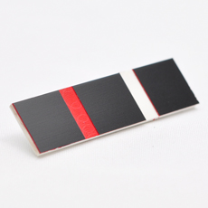 520600101 Sort-rød-hvit graveringsplate