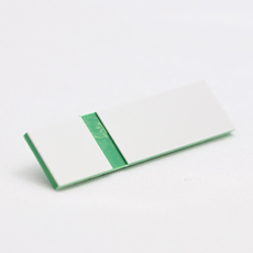 Hvit-grønn graveringsplate