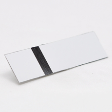 Hvit-sort graveringsplate