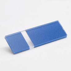 Blå graveringsplate