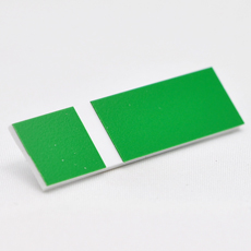 Gravoglas 2-plex 908 eplegrønn matt-hvit 1,6mm