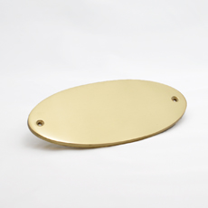 Ovalt dørskilt fransk