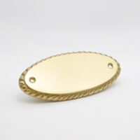 Ovalt dørskilt fransk