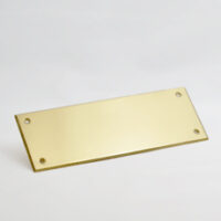 Rektangulært dørskilt fransk