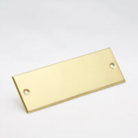 Rektangulært dørskilt fransk