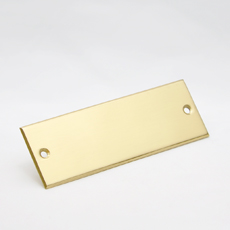 Rektangulært dørskilt fransk