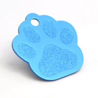 521200208_1 Husdyrmerke, labb stor, blå aluminium