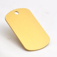 521200598 Husdyrmerke, dog-tag, gull aluminium