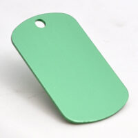 521200601 Husdyrmerke, dog-tag, grønn aluminium