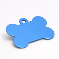 521200929 Husdyrmerke, bein, blå aluminium