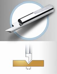 B7307000 Twin cut stikkel kvart 0,32mm
