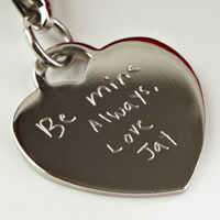 Gullskjede laget med graveringsmaskin fra Gravograph