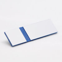 51011 Hvit og blå 2-lags matt graveringsplate