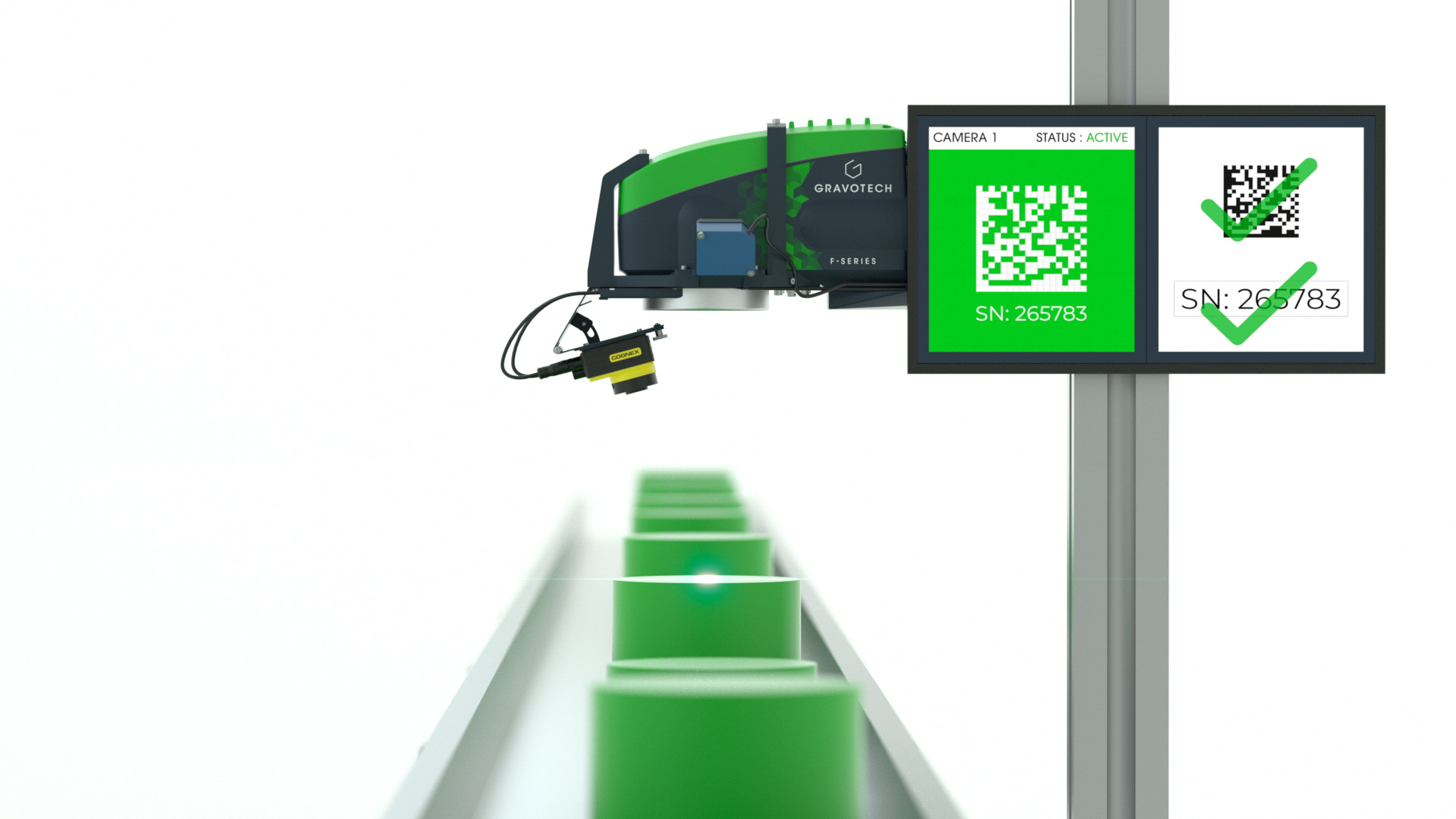 laser identifisering