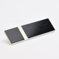 Sort-hvit graveringsplate