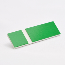 Eplegrønn-hvit graveringsplate