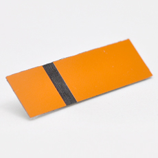 Orange-sort graveringsplate