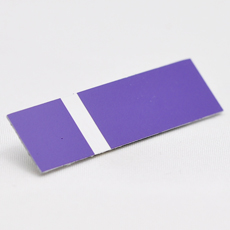 Lilla-hvit graveringsplate
