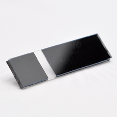 Klar blank-sort graveringsplate