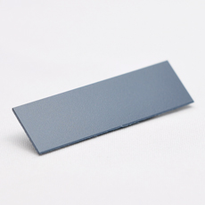 Gravotac bakside 1,6mm gråblå metallic