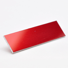 Gravoxal 673 rød blank-alu 1,5mm