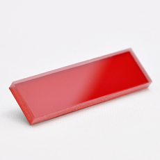 Gravoglas 1 953 klar-rød 3,0mm